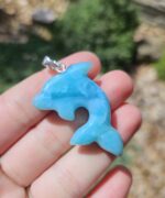 Larimar prívesok DELFÍN Ag925 č.4