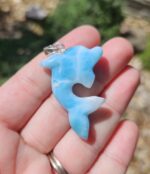 Larimar prívesok DELFÍN Ag925 č.6