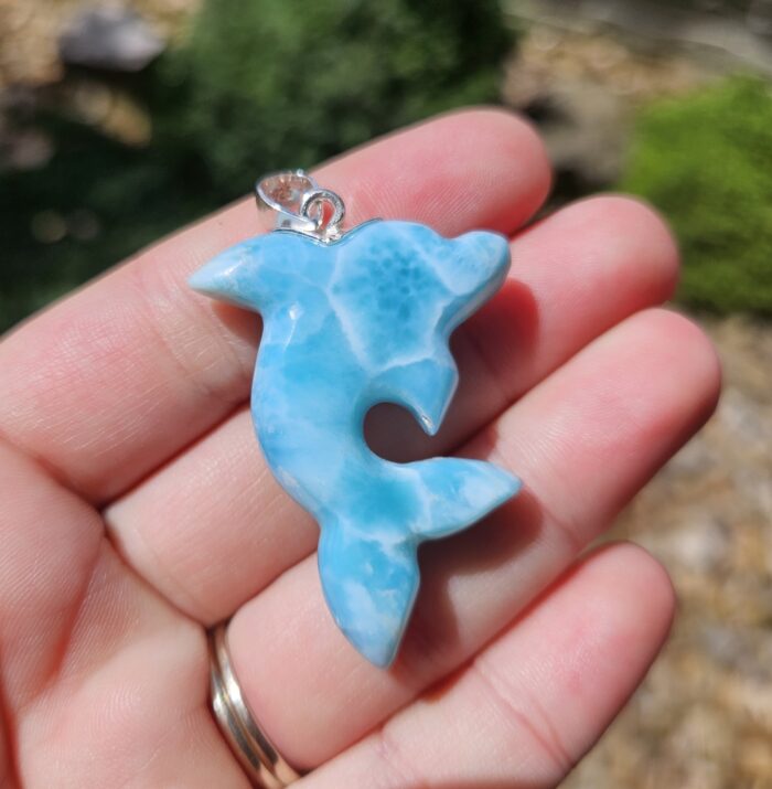 Larimar prívesok DELFÍN Ag925 č.7 – Obrázok 2