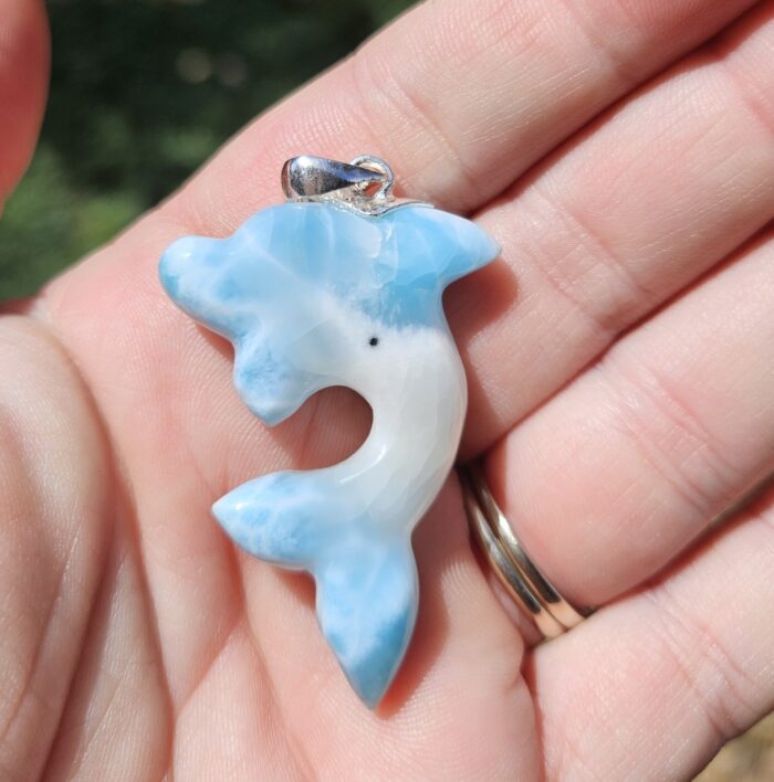 Larimar prívesok DELFÍN Ag925 č.8 – Obrázok 2