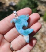 Larimar prívesok DELFÍN Ag925 č.9 – Obrázok 2