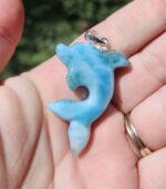 Larimar prívesok DELFÍN Ag925 č.9