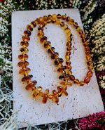 Jantár náhrdelník 49cm