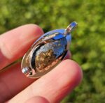 Pyrit prívesok na platničke chir.oceľ