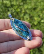 Apatit prívesok na platničke chir.oceľ