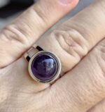 Prsteň Ametyst chir.oceľ strieborná