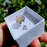 Fluorit KVIETOK prsteň nastaviteľný – Obrázok 2