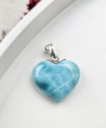 Larimar prívesok srdiečko Ag925 č.25