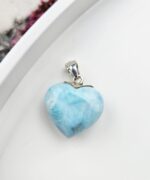 Larimar prívesok srdiečko Ag925 č.26 – Obrázok 2