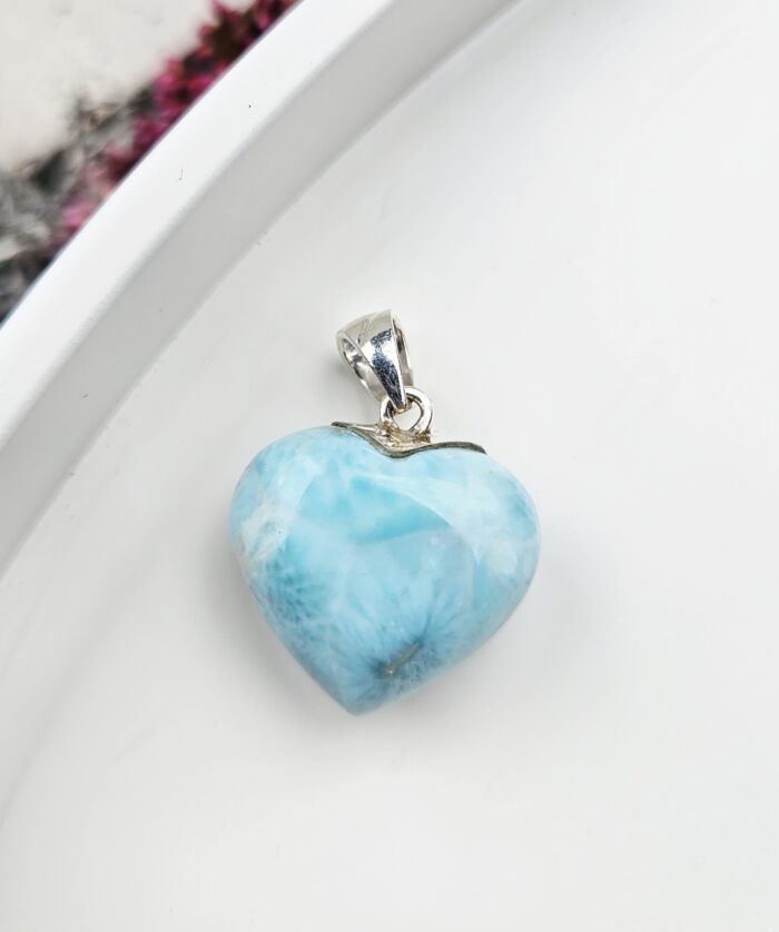Larimar prívesok srdiečko Ag925 č.26 – Obrázok 2
