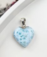 Larimar prívesok srdiečko Ag925 č.29