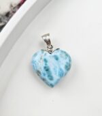 Larimar prívesok srdiečko Ag925 č.35
