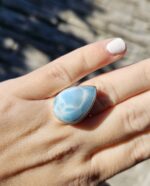 Prsteň Larimar Ag925 č.1 veľ.55