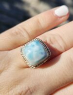 Prsteň Larimar Ag925 č.4 veľ.55