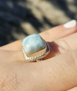 Prsteň Larimar Ag925 č.4 veľ.55 – Obrázok 2