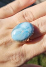 Prsteň Larimar Ag925 č.7 veľ.60 ZĽAVA