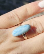 Prsteň Larimar Ag925 č.8 veľ.55,5