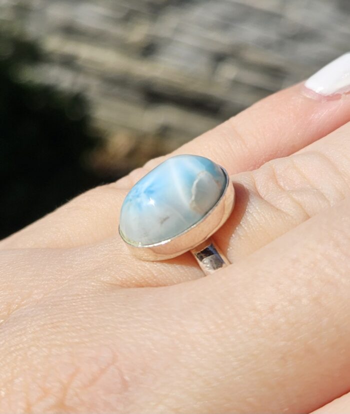 Prsteň Larimar Ag925 č.10 veľ.55 – Obrázok 2