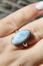 Prsteň Larimar Ag925 č.11 veľ.55,5