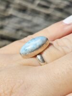 Prsteň Larimar Ag925 č.11 veľ.55,5 – Obrázok 2