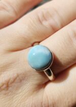 Prsteň Larimar Ag925 č.14 veľ.62