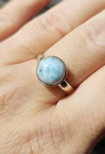 Prsteň Larimar Ag925 č.16 veľ.61