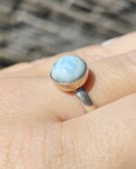 Prsteň Larimar Ag925 č.16 veľ.61 – Obrázok 2