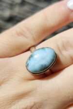 Prsteň Larimar Ag925 č.19 veľ.55