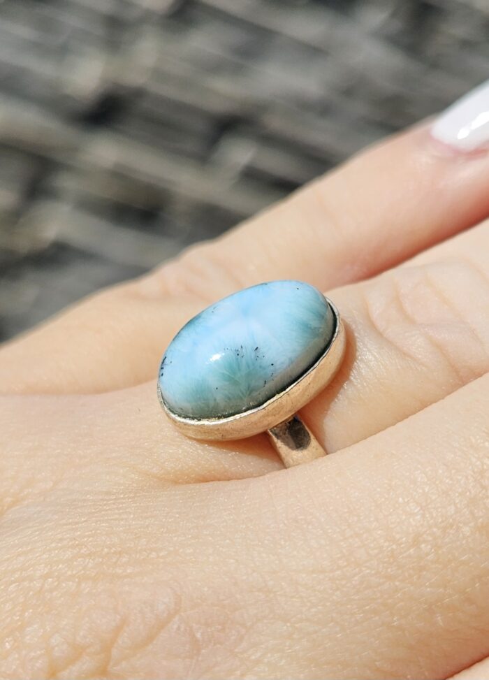 Prsteň Larimar Ag925 č.19 veľ.55 – Obrázok 2