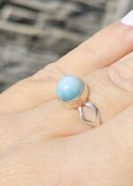 Prsteň Larimar Ag925 č.20 veľ.54 – Obrázok 2