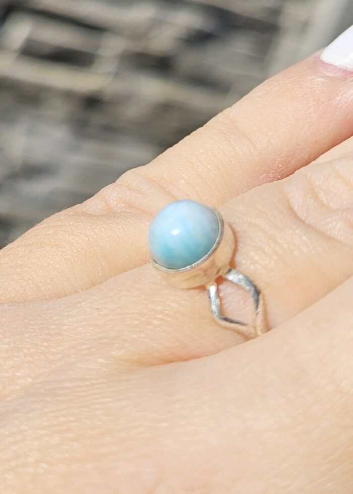 Prsteň Larimar Ag925 č.20 veľ.54 – Obrázok 2