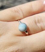 Prsteň Larimar Ag925 č.21 veľ.55