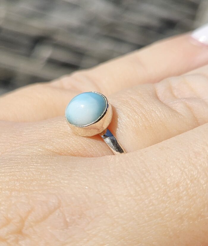 Prsteň Larimar Ag925 č.21 veľ.55 – Obrázok 2