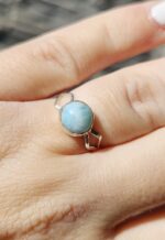 Prsteň Larimar Ag925 č.23 veľ.54