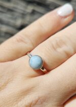 Prsteň Larimar Ag925 č.24 veľ.55-55,5