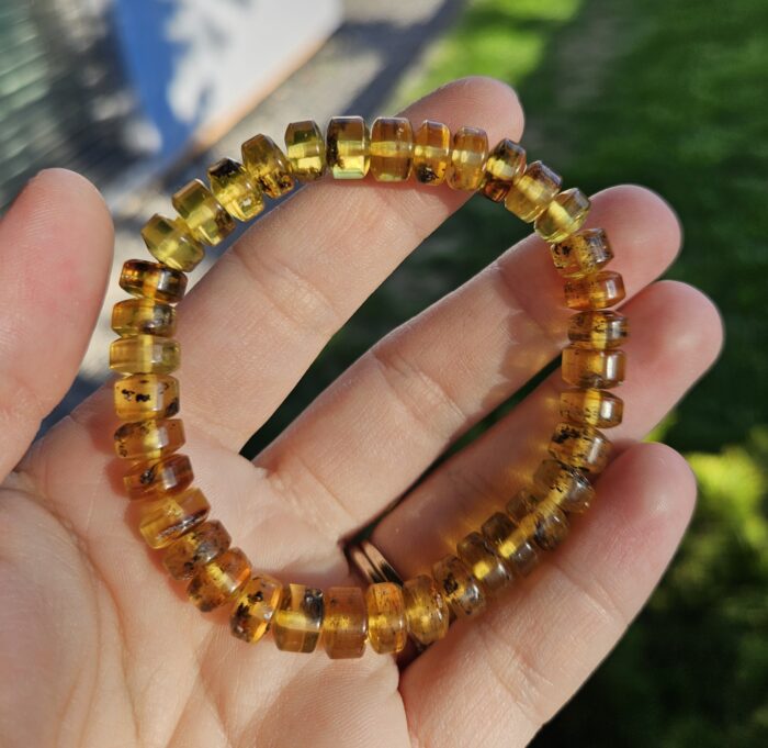 Jantár náramok disky – Obrázok 2