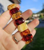 Jantár náramok platničkový č.1 – Obrázok 2