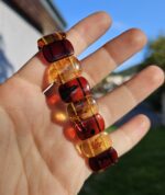 Jantár náramok platničkový č.3