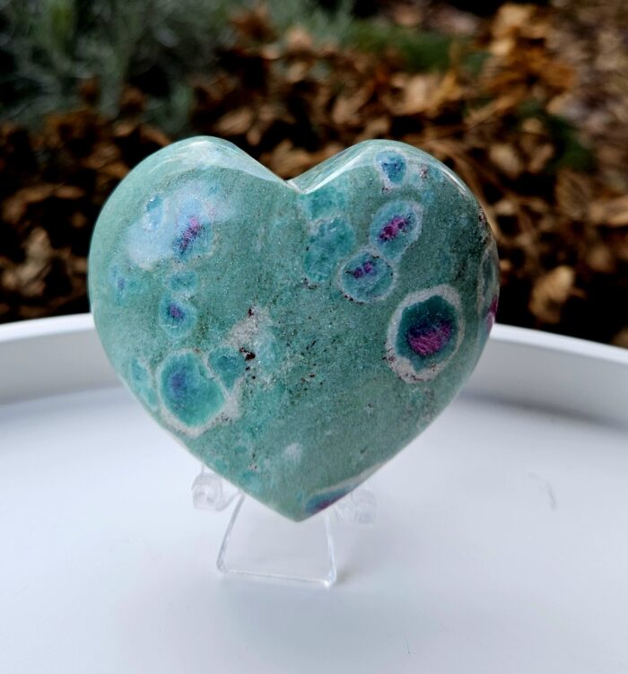 Rubín Zoisit srdce 6,5cm č.2 – Obrázok 2