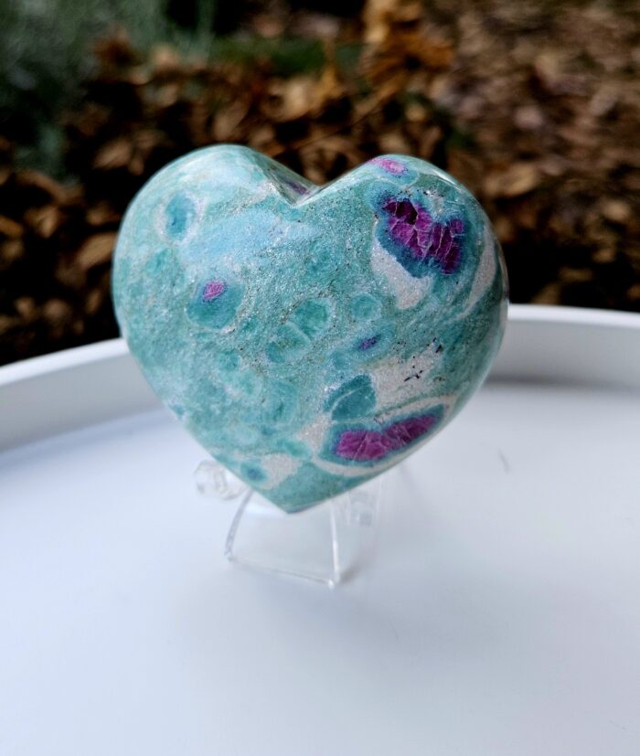 Rubín Zoisit srdce 6,5cm č.3 – Obrázok 2