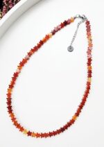 Karneol náhrdelník HVIEZDIČKA 6mm