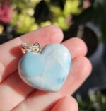 Larimar prívesok srdiečko Ag925 č.2 ZĽAVA