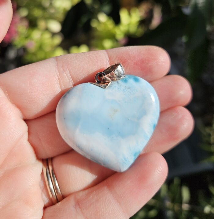 Larimar prívesok srdiečko Ag925 č.5 – Obrázok 2