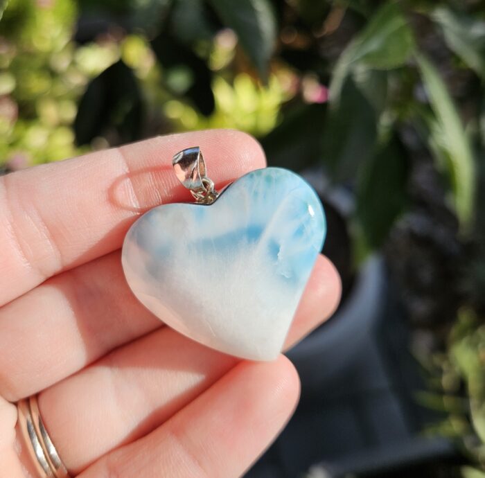Larimar prívesok srdiečko Ag925 č.6 – Obrázok 2