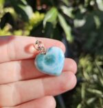 Larimar prívesok srdiečko Ag925 č.12 – Obrázok 2
