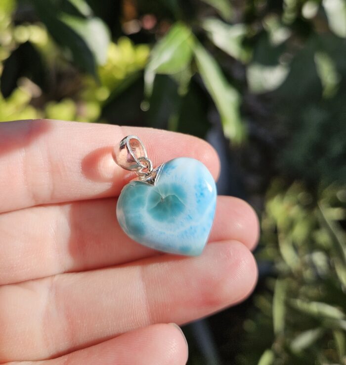 Larimar prívesok srdiečko Ag925 č.12 – Obrázok 2
