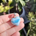 Larimar prívesok srdiečko Ag925 č.12