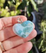 Larimar prívesok srdiečko Ag925 č.11