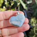 Larimar prívesok srdiečko Ag925 č.11 – Obrázok 2