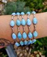 Larimar náramok Ag925